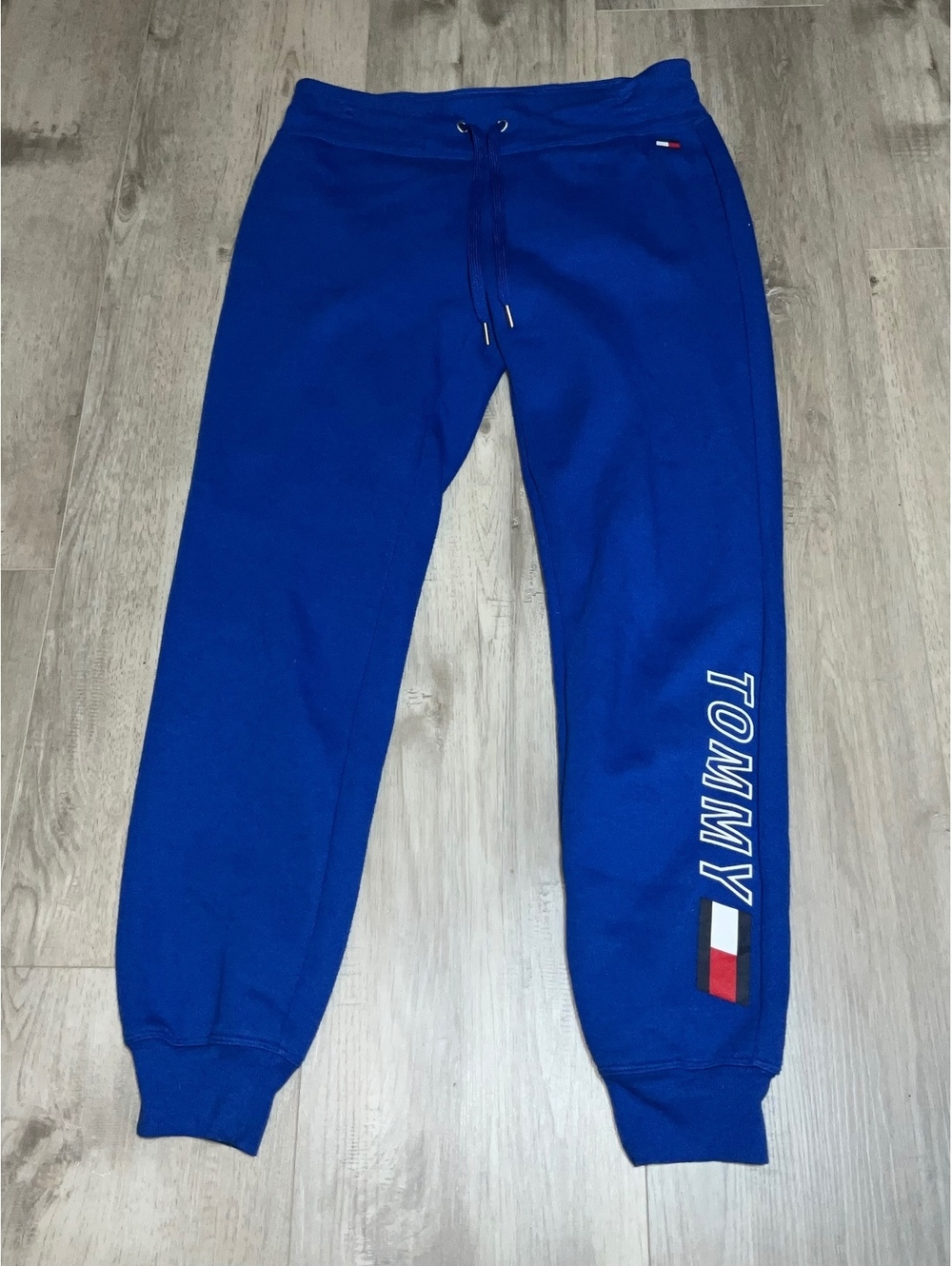 Tommy Hilfiger Sport Blue Sweatpants with Logo Print